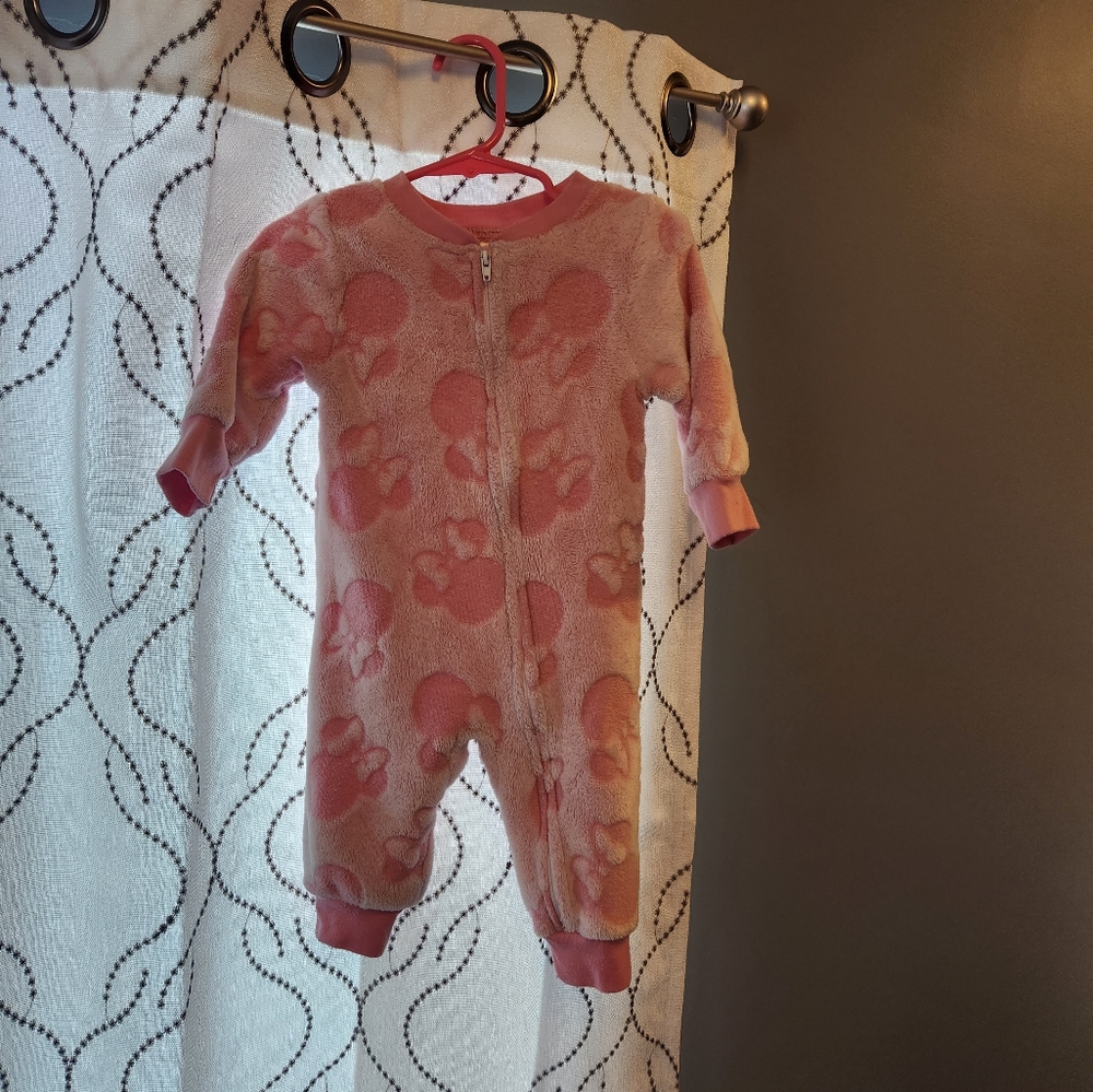 Disney Junior 12 month fuzzy sleeper pajamas